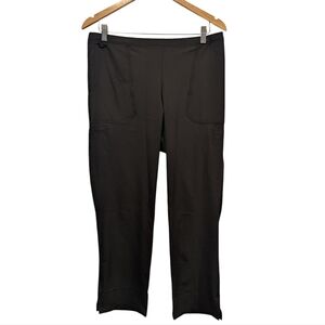 Carhartt Force Modern Fit Twill Straight Leg Black Scrub Pants Size Large Petite